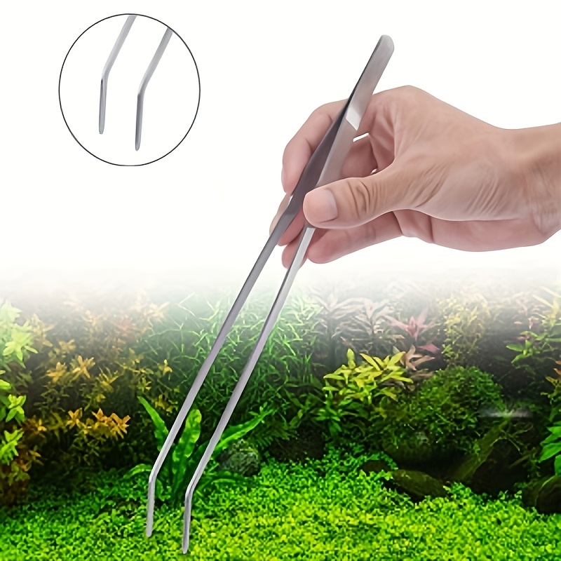 Planted Aquarium Cleaning - Pinzette in acciaio inossidabile per la