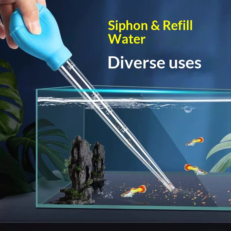 Planted Aquarium Cleaning - 1/2PCS Pompa a pipetta per la