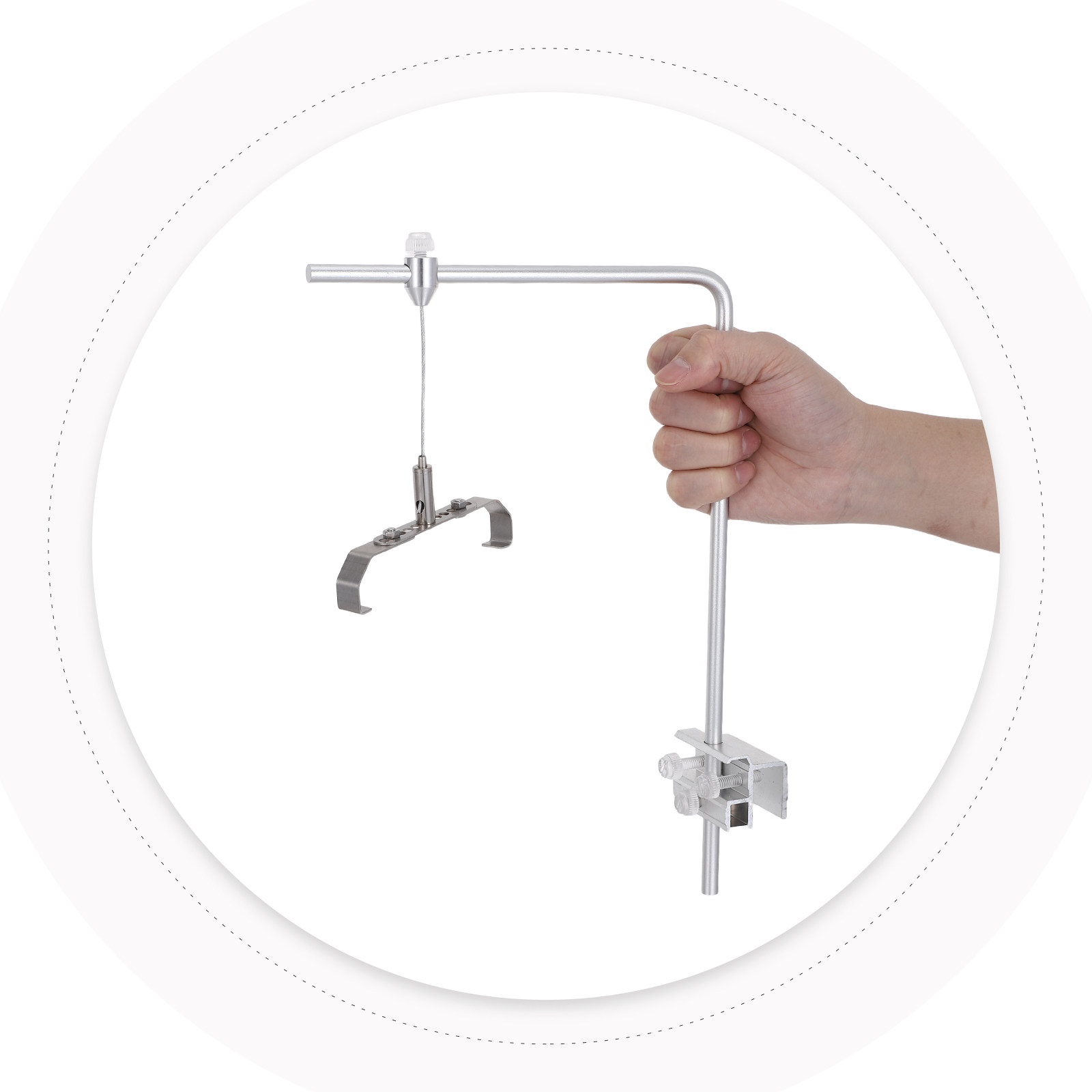 Aquarium Plant Holder - 1 paio di supporti regolabili per