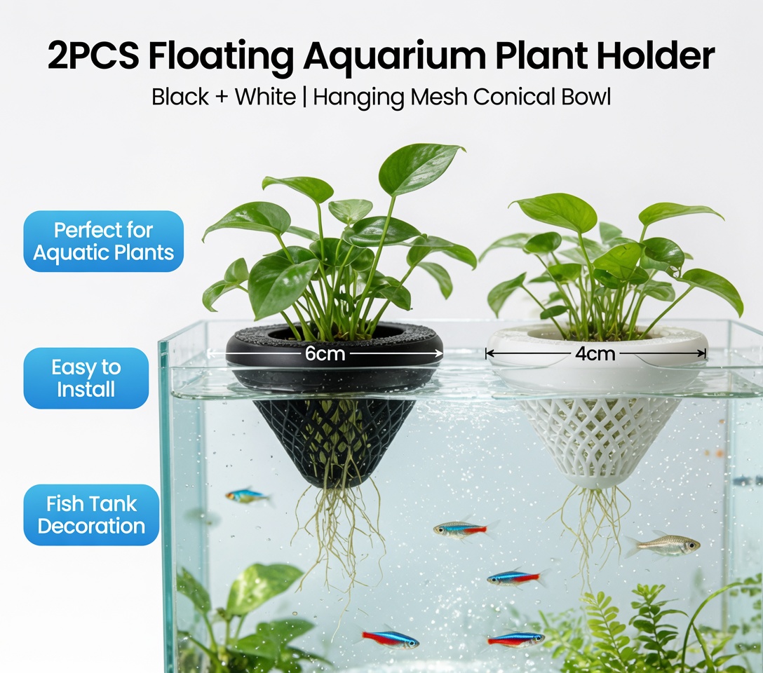 2 Pezzi Portapiante Galleggian - Aquarium Plant Holder recensione e prezzo